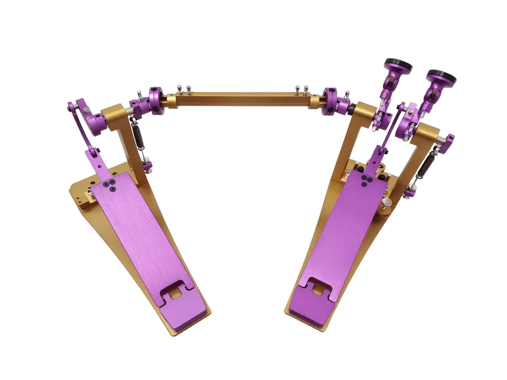 The Gilded Violet Direct Drive Double Kick Pedal